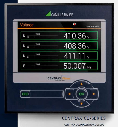 電力系統(tǒng)監(jiān)測(cè)控制裝置CENTRAX CU3000